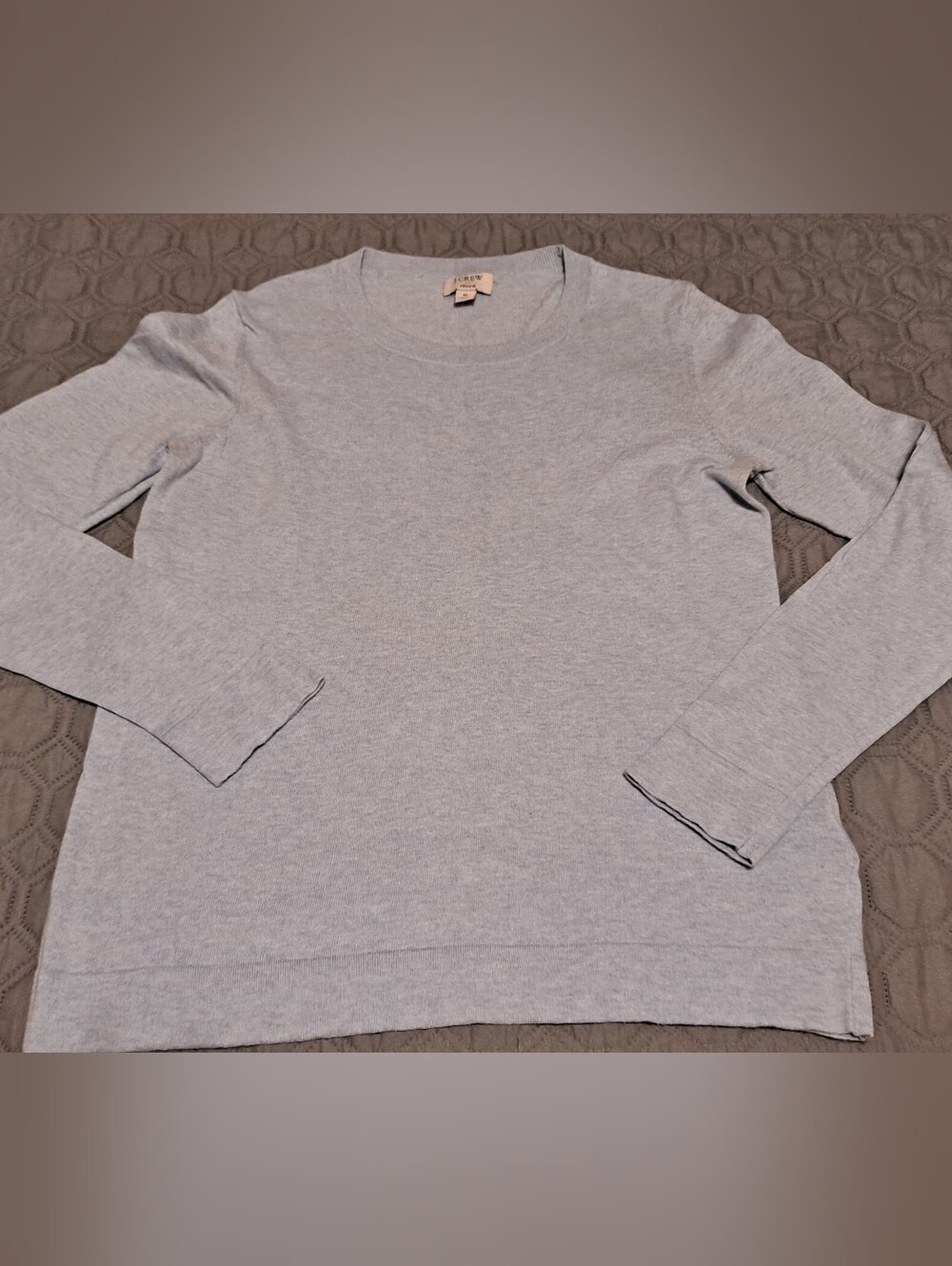 J Crew Teddie Light Blue Sweater Sz M